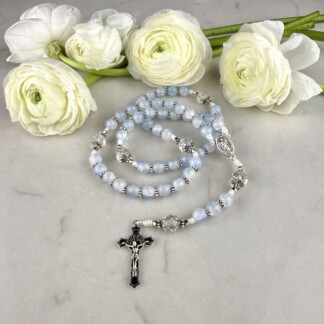 Artisan Glass Rosaries $28