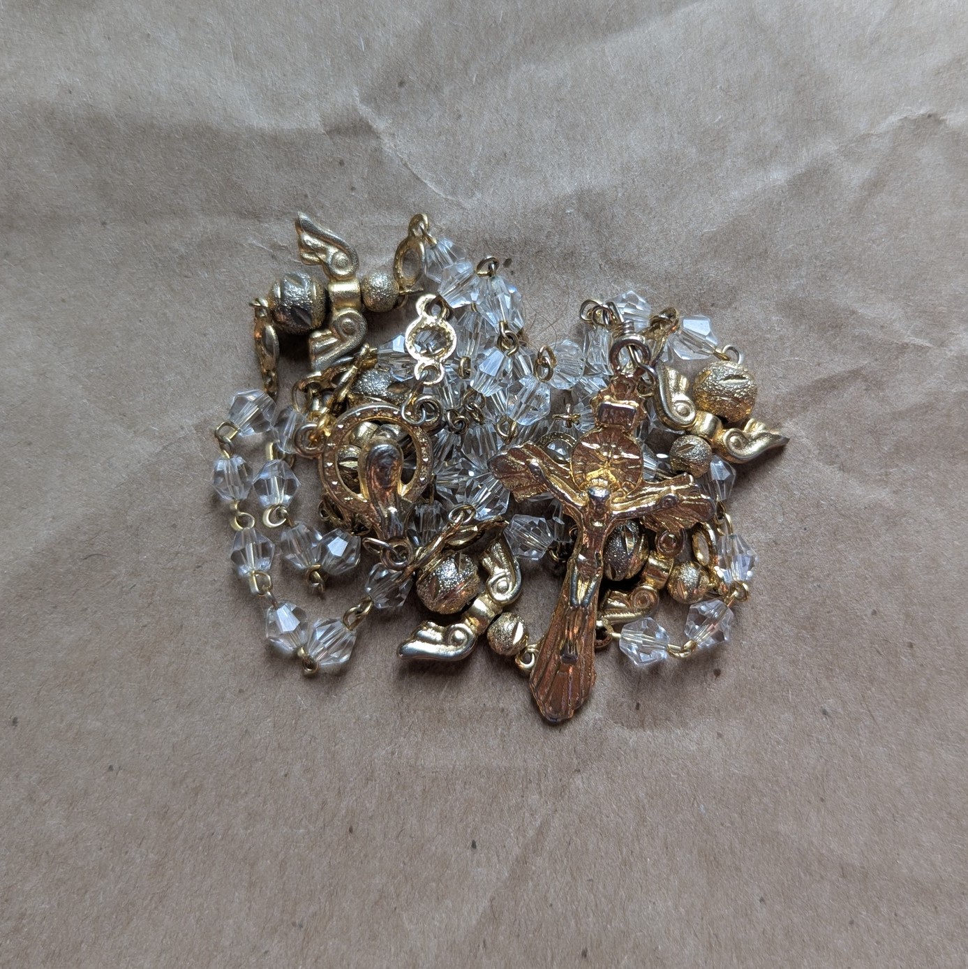 golden angelic rosary