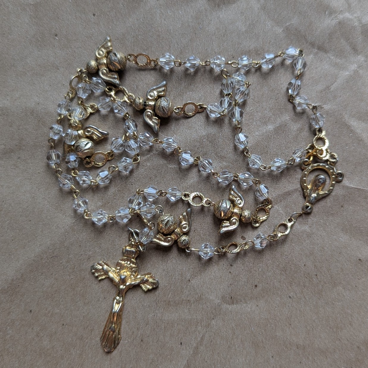 golden angelic rosary