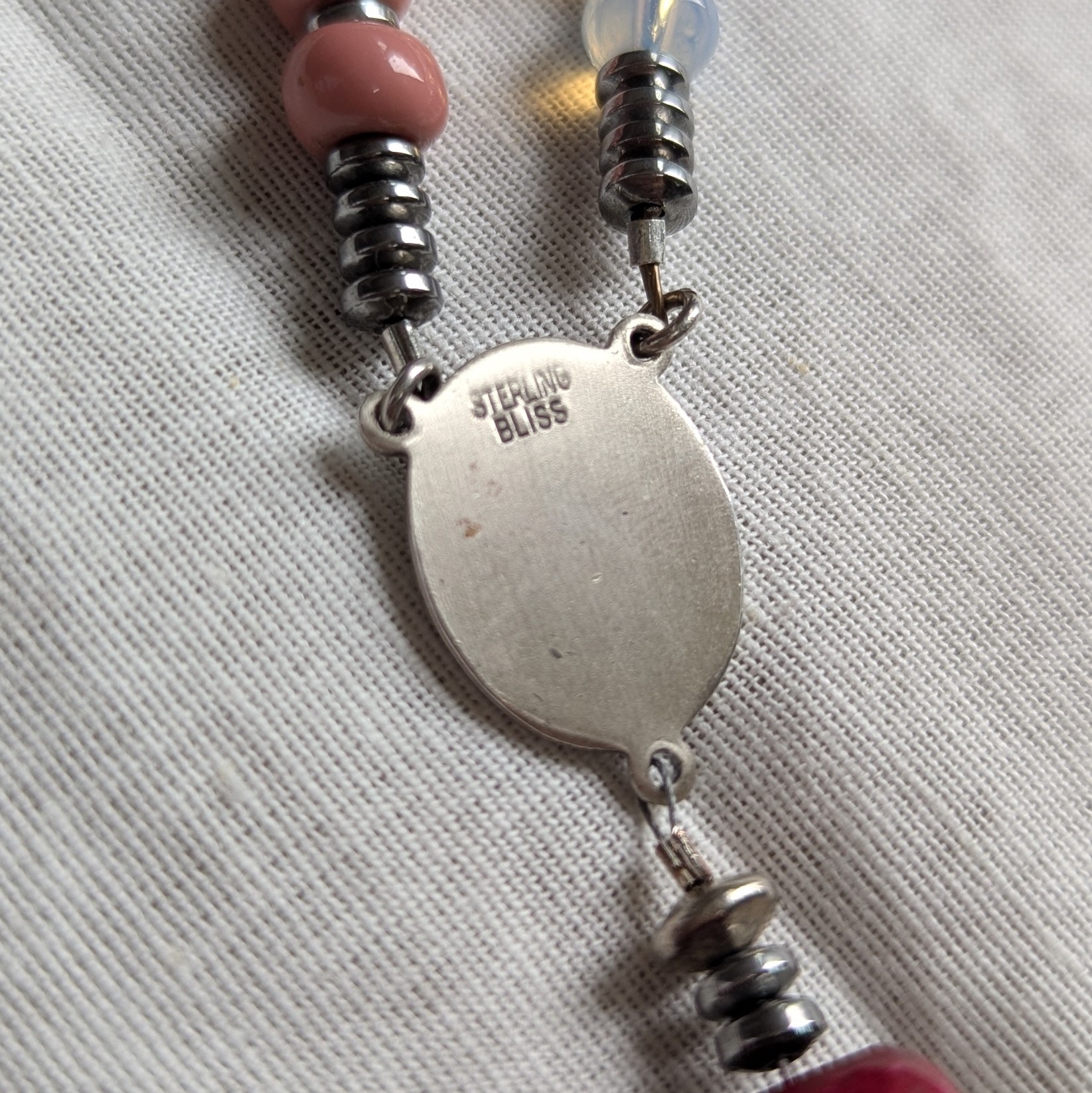 multi-color gemstone st. dymphna rosary