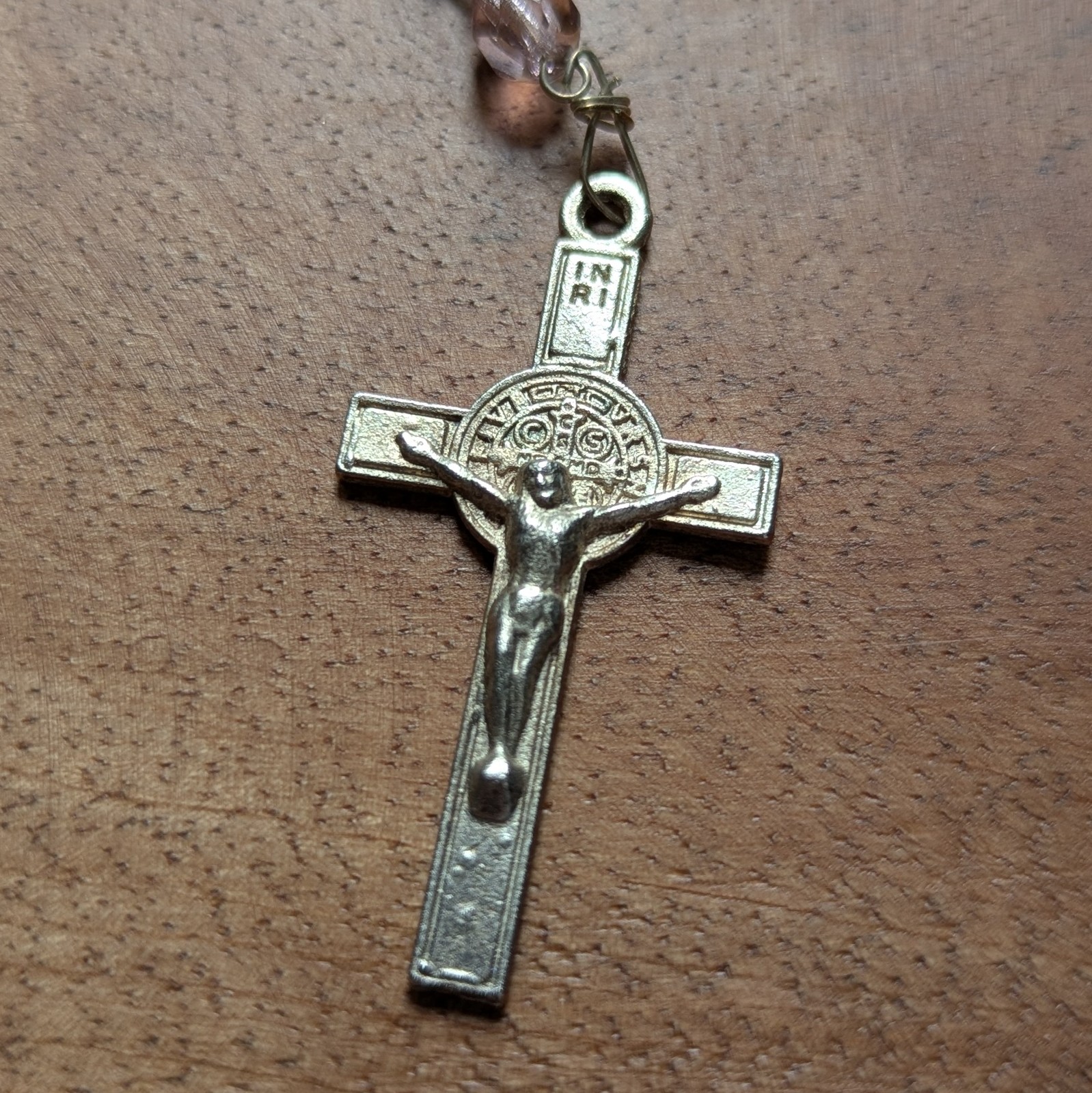 clear Guadalupe rosary