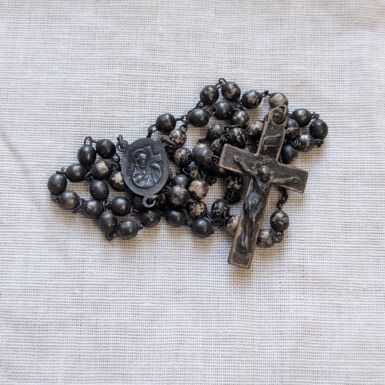 rustic Ebony rosary