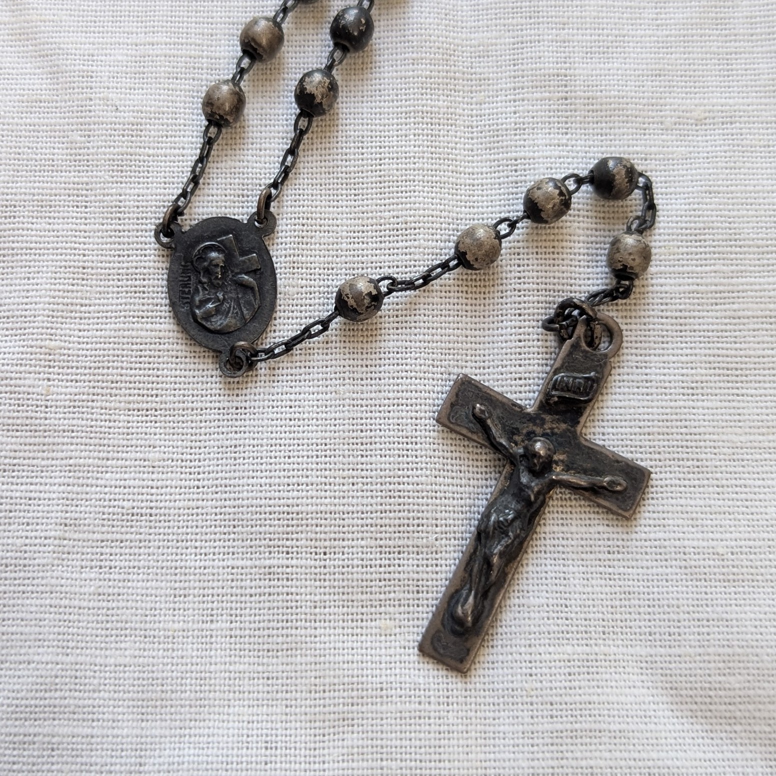 rustic Ebony rosary