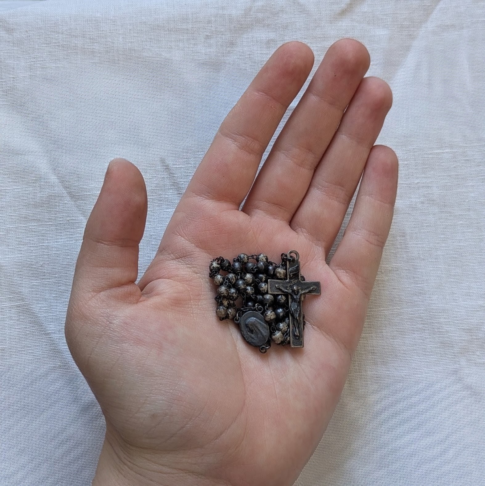 rustic Ebony rosary