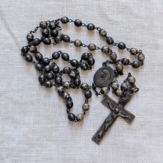 rustic Ebony rosary